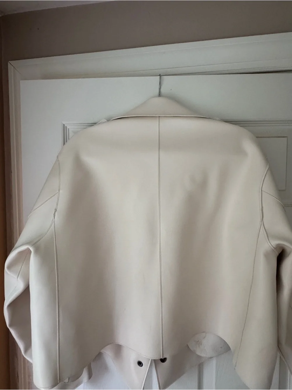 Free People Alexis cropped vegan leather jacket